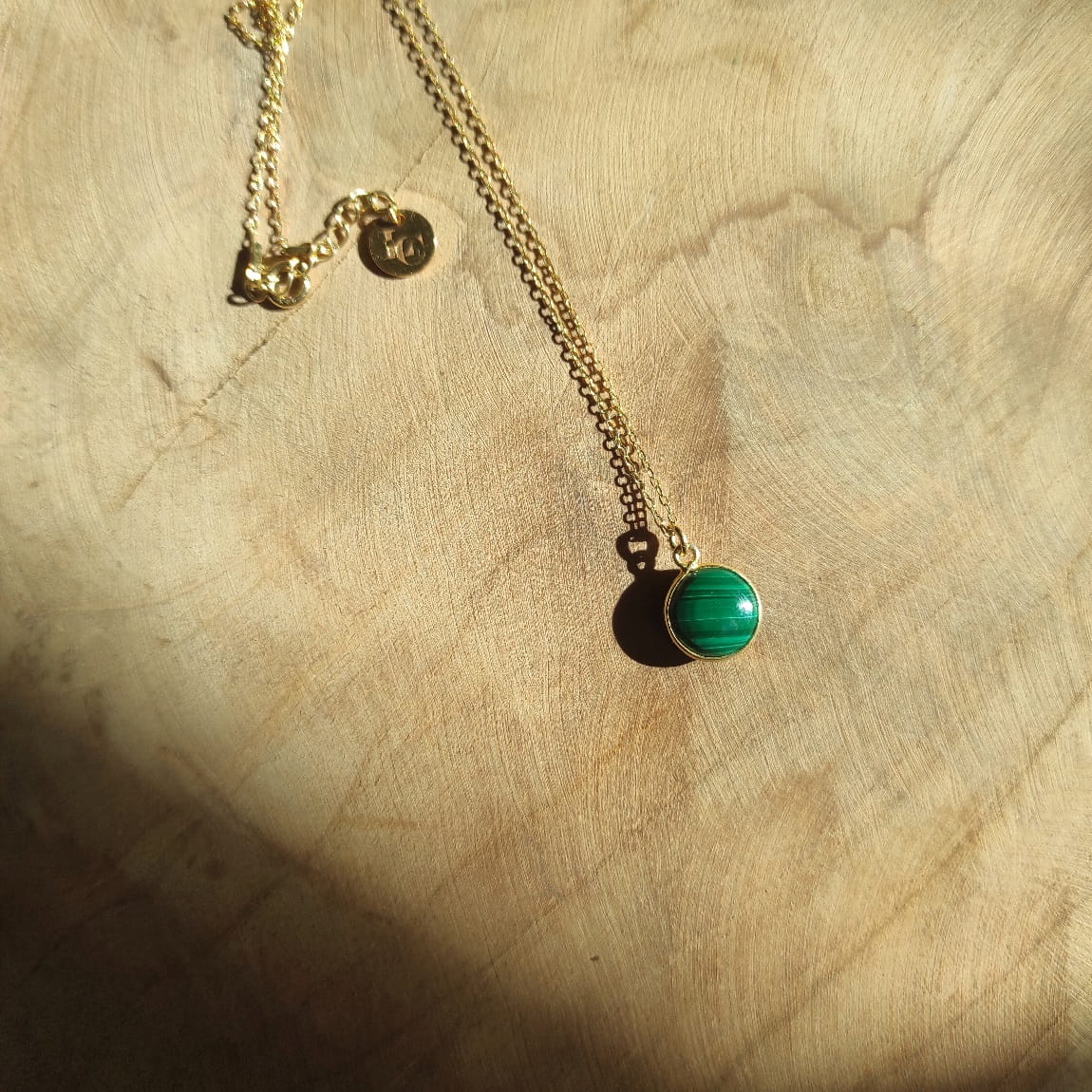 Charm Malachite Halskette Lumi Cosi